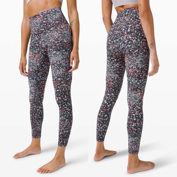 LULULEMON Align Pant 25" Size 6 Water Blossom Multi - Picture 1 of 7
